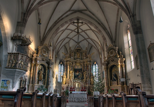 Chiesa Parcines interno